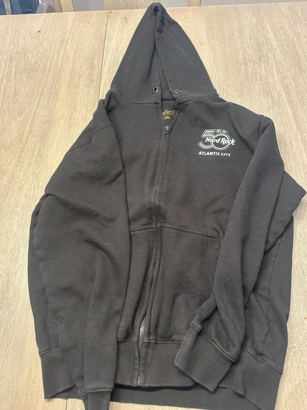 Hard Rock Cafe Black 50th Anniversary Atlantic City Sweatshirt